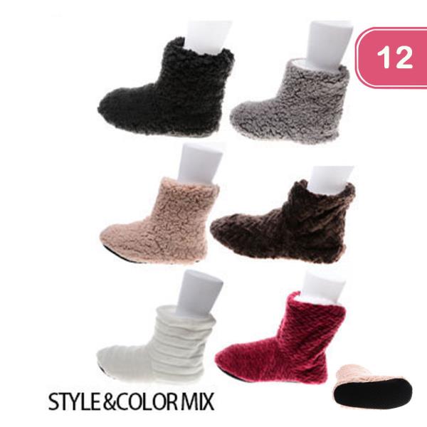 FASHION FUZZY SLIPPER (12 UNITS)