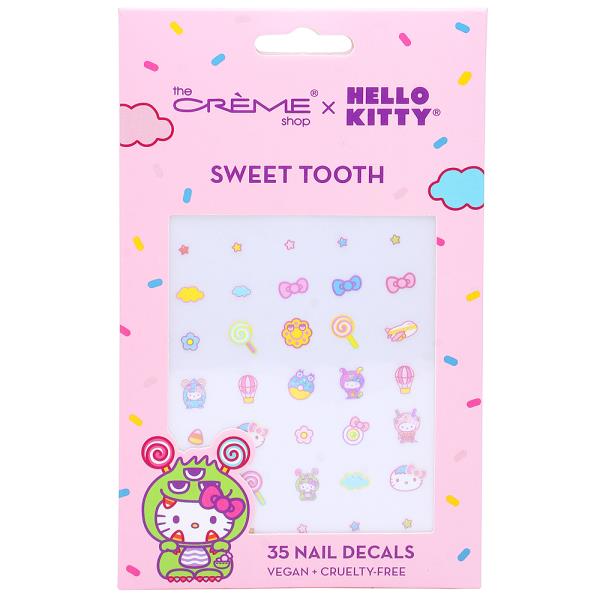 THE CREME SHOP X HELLO KITTY SWEET TOOTH 35 NAIL DECALS SET