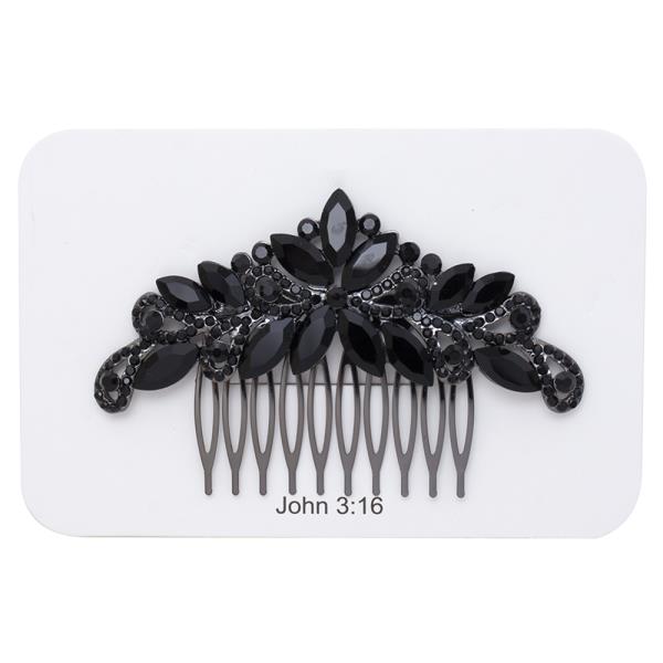 CRYSTAL HAIR COMB