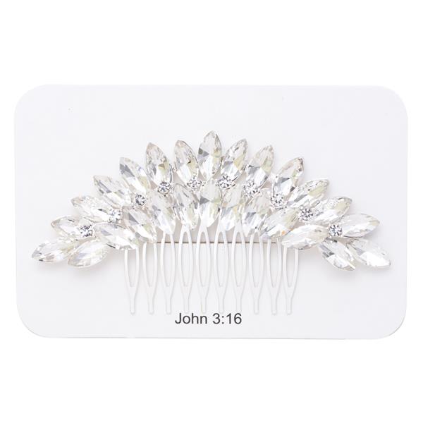 CRYSTAL HAIR COMB