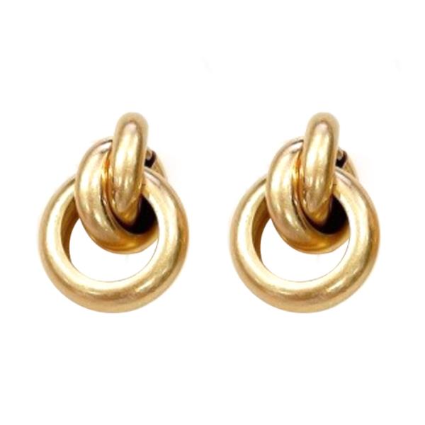 MULTI CROSS ROUND EARRING