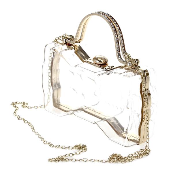 CHIC CLEAR HANDLE BAG