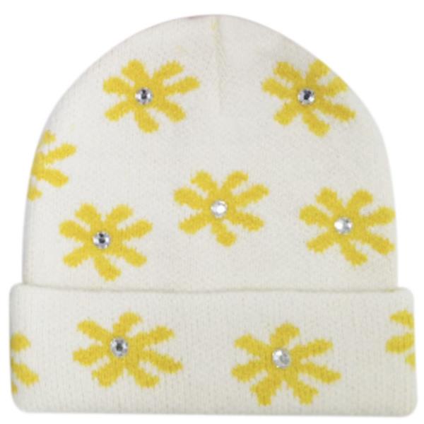 GEM FLOWER BEANIE