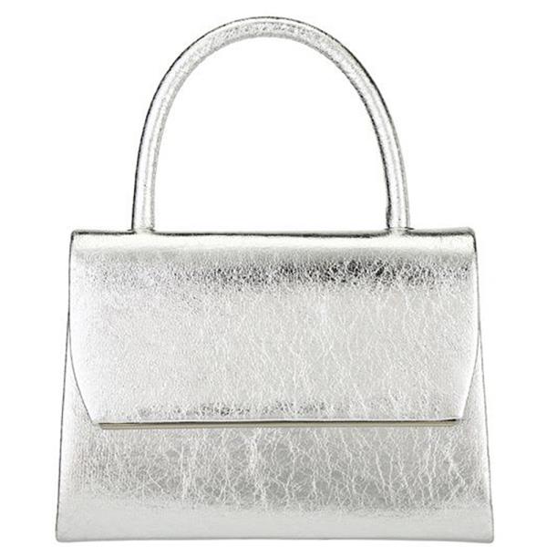 LADIES FAUX LEATHER EVENING HAND BAG