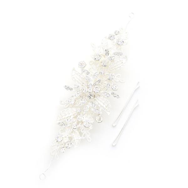 FLOWER RHINESTONE HAIR VINE