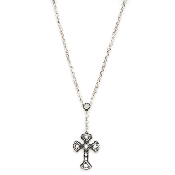 CROSS METAL NECKLACE