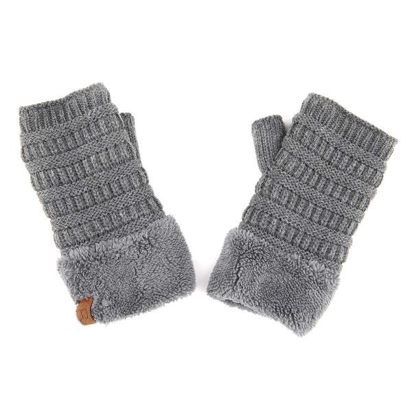 CC SHEARLING FINGERLESS GLOVE