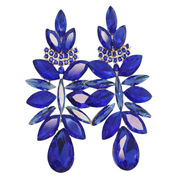 COLOR GEMSTONE PARTY EARRING