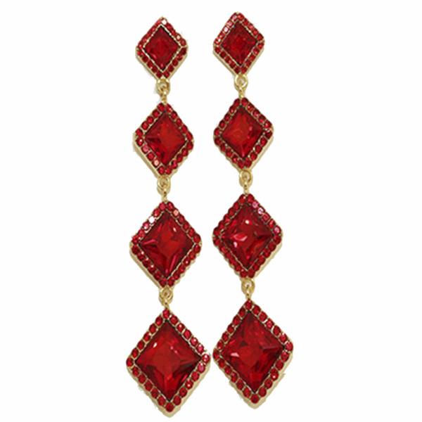 GEMSTONE PARTY EARRING