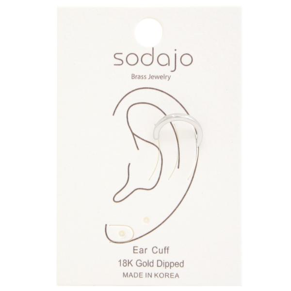 SODAJO GOLD DIPPED EAR CUFF