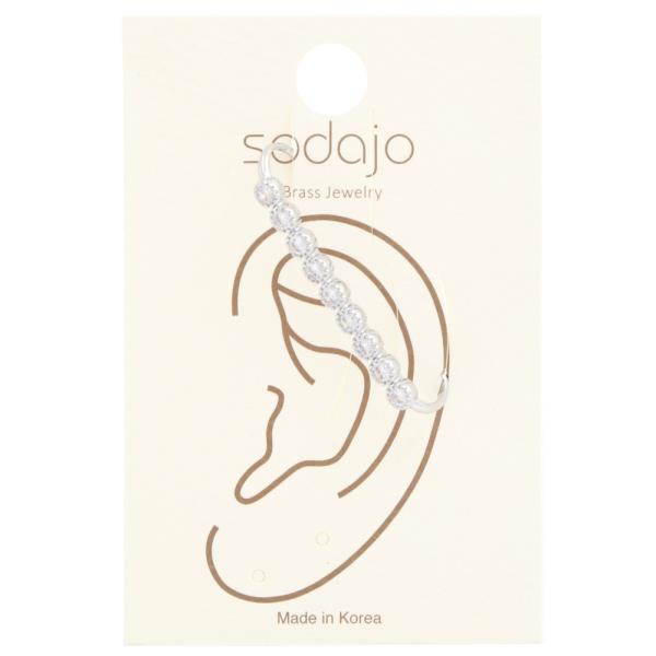 SODAJO CZ GOLD DIPPED EAR CUFF