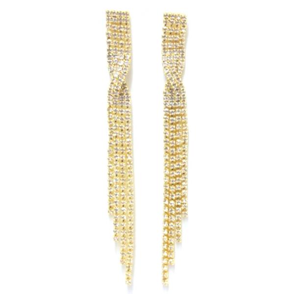 RHINESTONE PARTY BRIDAL EARRING