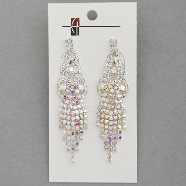 RHINESTONE PARTY BRIDAL EARRING