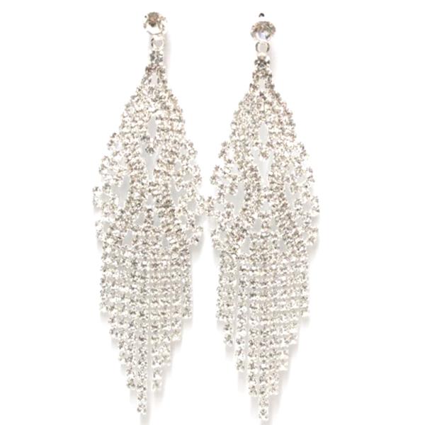 RHINESTONE PARTY BRIDAL EARRING