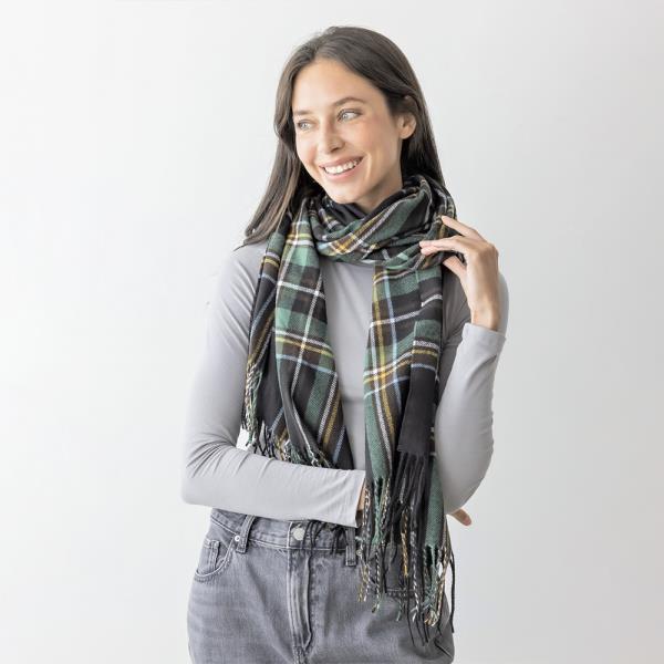 TARTAN PLAID OBLONG SCARF