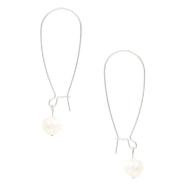 PEARL BEAD DANGLE EARRING