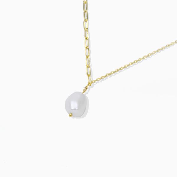 18K GOLD RHODIUM DIPPED TEARS OF JOY NECKLACE