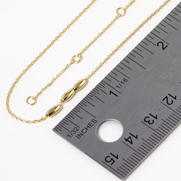 GOLD DIPPED METAL CHAIN NECKLACE