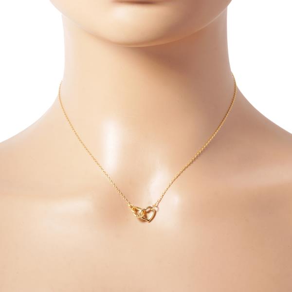 GOLD DIPPED PENDANT NECKLACE