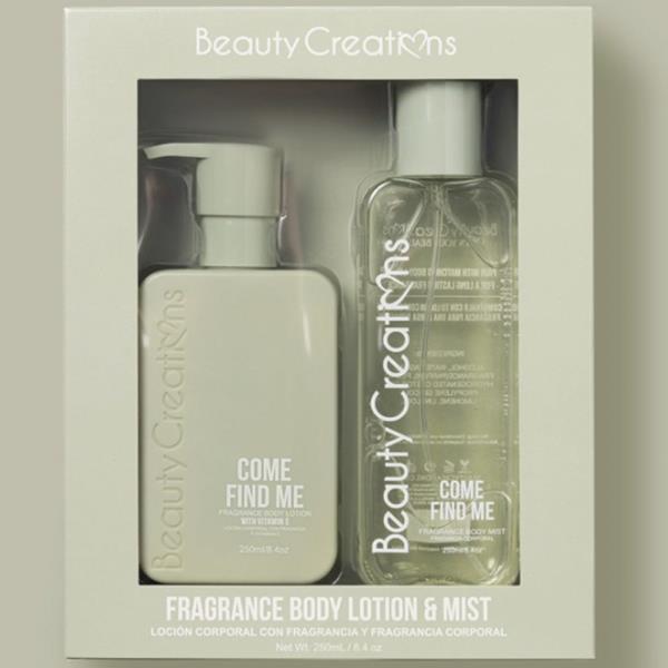 BEAUTY CREATIONS FRAGRANCE BODY LOTION SPRAY SET