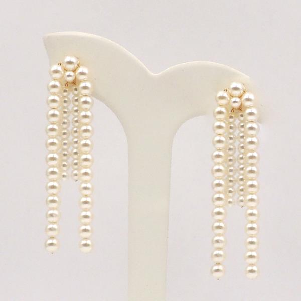 PEARL FRINGE EARRING