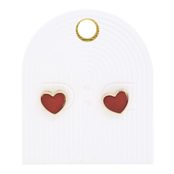 HEART STUD EARRING