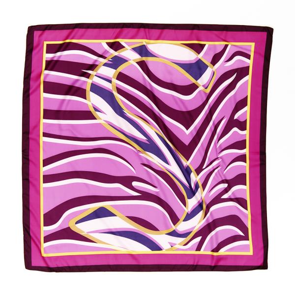 MULTI PRINTED SILKY 36 INCH TWILL SCARF
