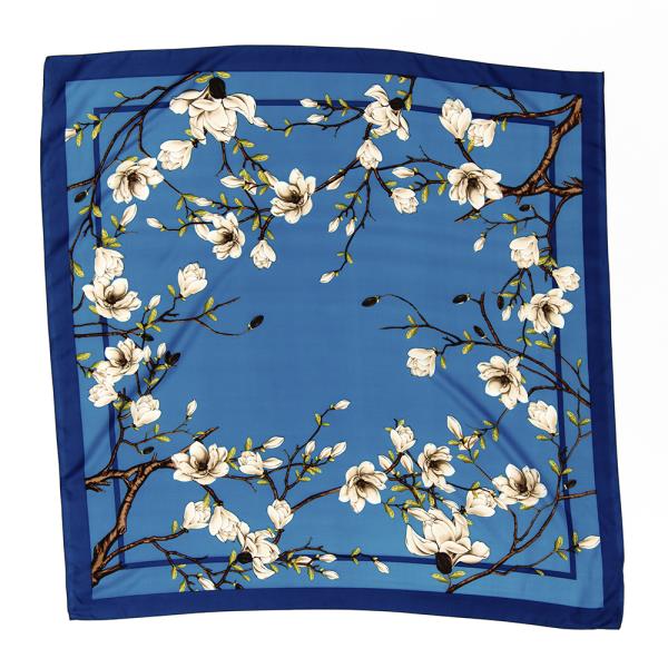 MULTI PRINTED SILKY 36 INCH TWILL SCARF