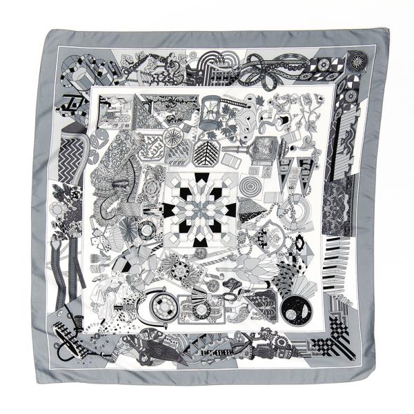 MULTI PRINTED SILKY 36 INCH TWILL SCARF