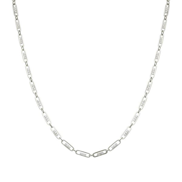 RHINESTONE CHAIN NECKLACE