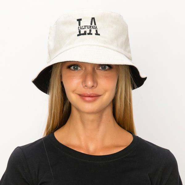 CORDUROY LA CALIFORNIA BUCKET HAT