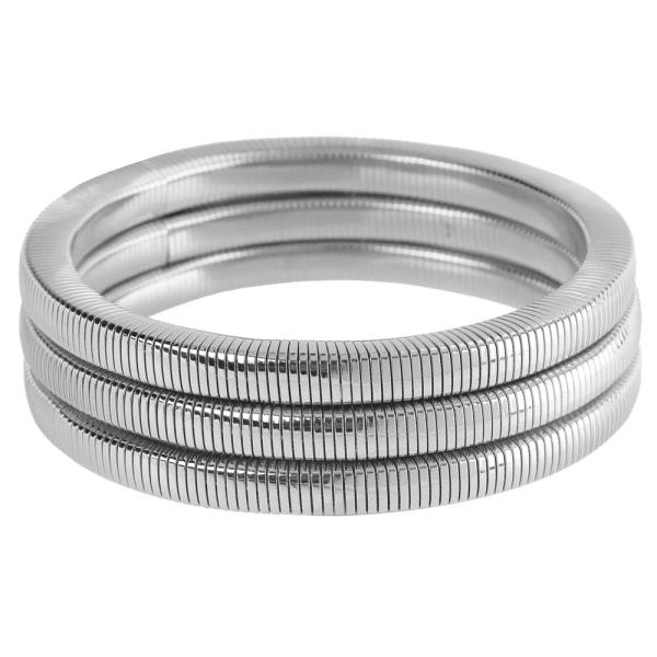 3 PC GUITAR STRING STRETCH BRACELET