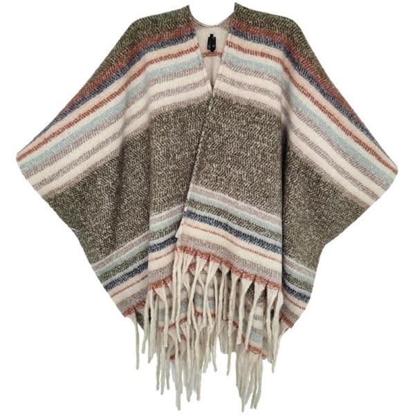 FASHION STRIPE TASSEL SHAWL