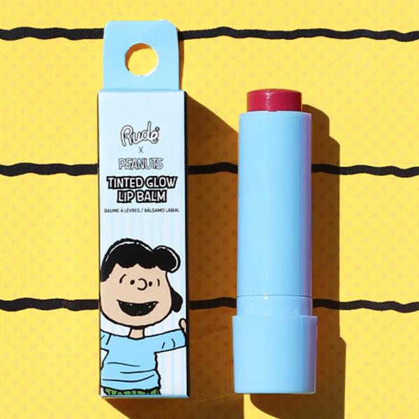 RUDE COSMETICS PEANUTS TINTED GLOW LIP BALM LUCY BERRY