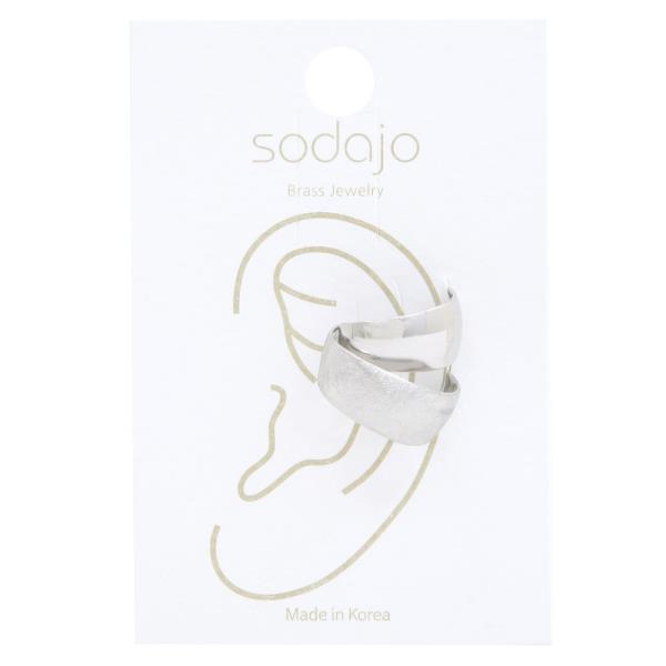 SODAJO GOLD DIPPED  DOUBLE HOOP EAR CUFF