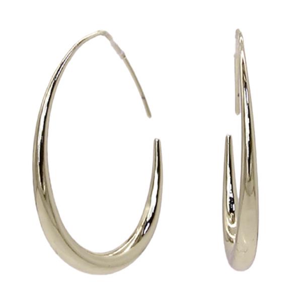 WATERDROP HOOP EARRING