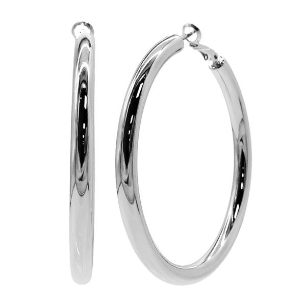 FASHION 60MM LEVER BACK DROP HOOP EARRING