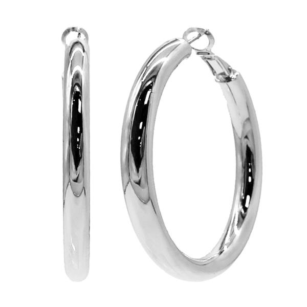 FASHION 50MM LEVER BACK HOOP EARRING