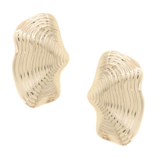 ORGANIC SHAPE METAL EARRING