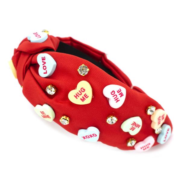 HEART HUG ME LOVE BE MINE HEADBAND