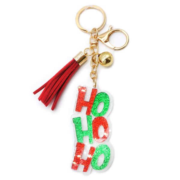 CHRISTMAS "HO HO HO" KEYCHAIN