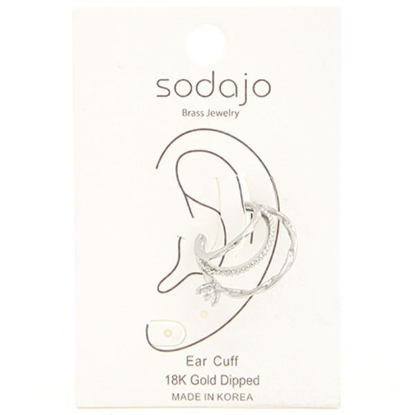 SODAJO 18K GOLD DIPPED ENGAGE RING EAR CUFF