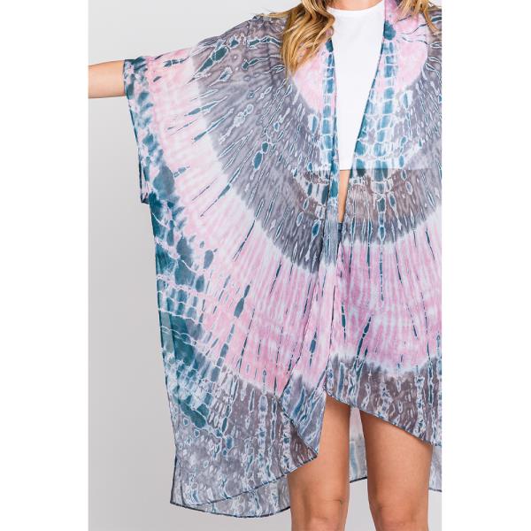 TIE DYE PRINT KIMONO