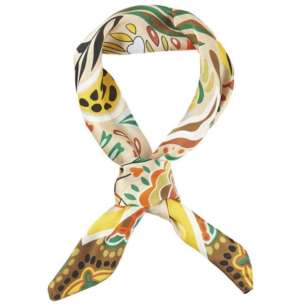 TROPICAL LEAVES PRINT BANDANA