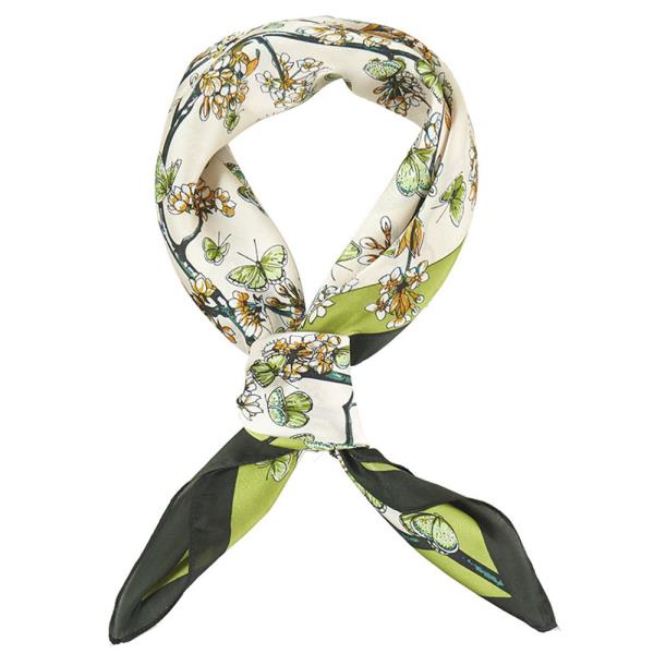 FLOWER WITH BUTTERFLY BANDANA