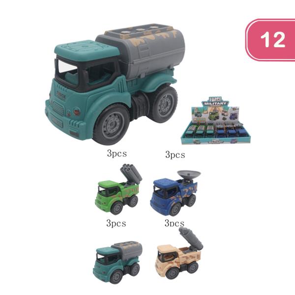 FORCE MILITARY CAR TOY (12 UNITS)