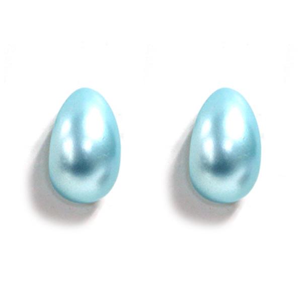 PEARLIZED COLOR COATED CURVE EARRING