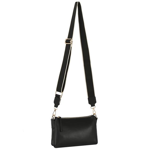 FASHION ZIPPER CHIC CROSSBODY BAG