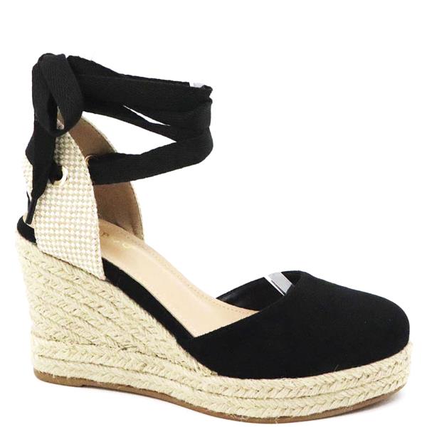 CLOSED TOE LEGWRAP ESPADRILLE WEDGE 12 PAIRS