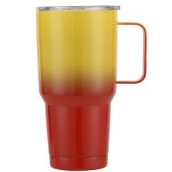 2 TONE OMBRE TUMBLER CUP WITH HANDLE